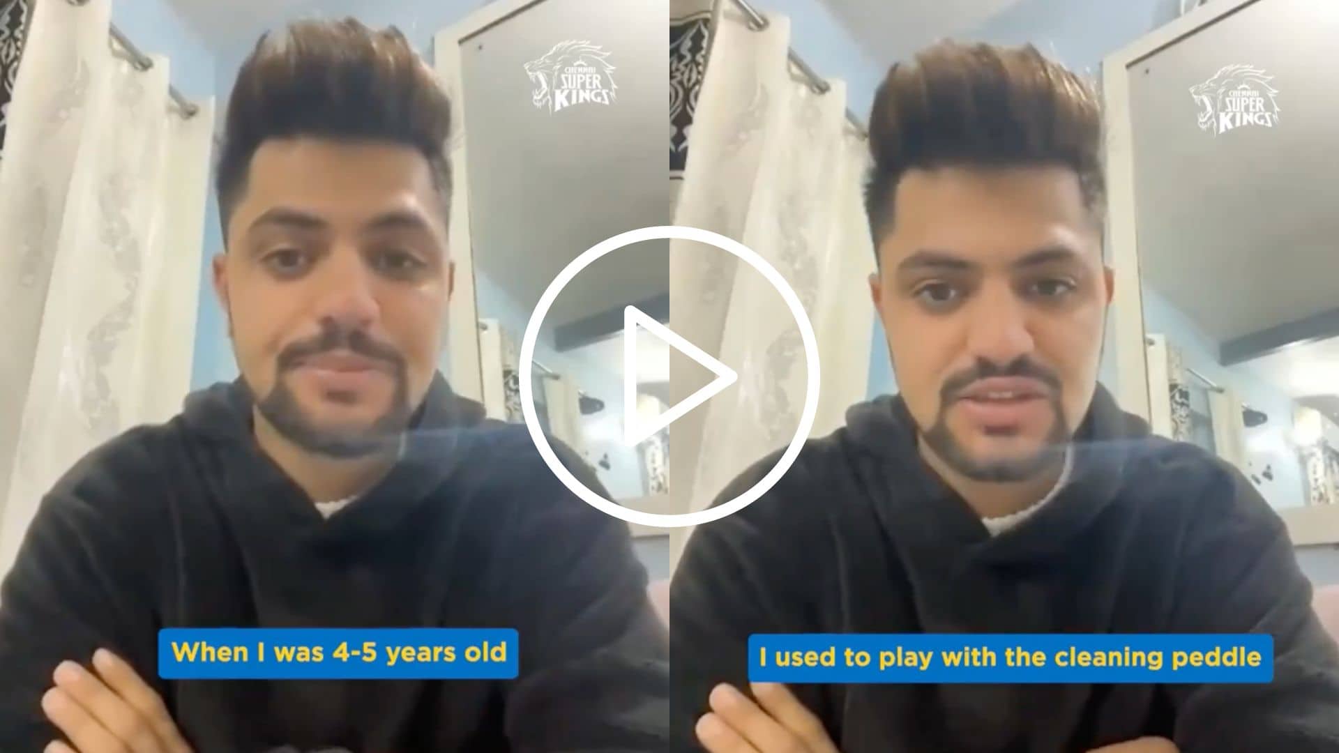 [Watch] 'Used To Play With Cleaning Peddle'- CSK's Sameer Rizvi Shares His Inspirational Journey